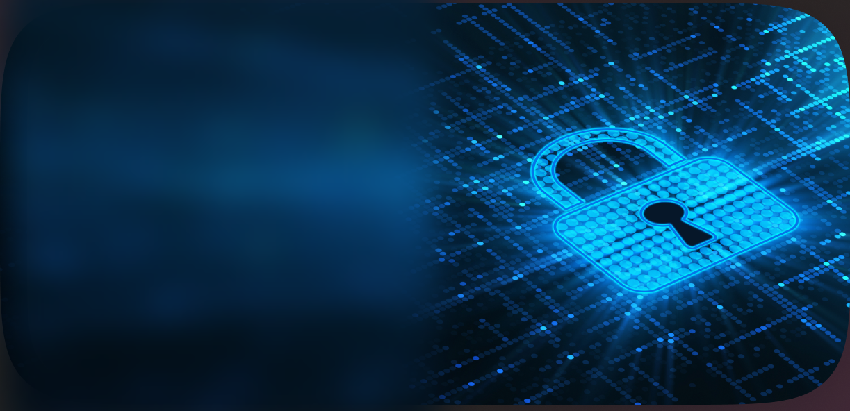 Lucchetto digitale su griglia di dati